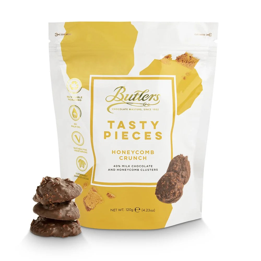 Honeycomb Crunch Tasty Pieces - Pack of 3