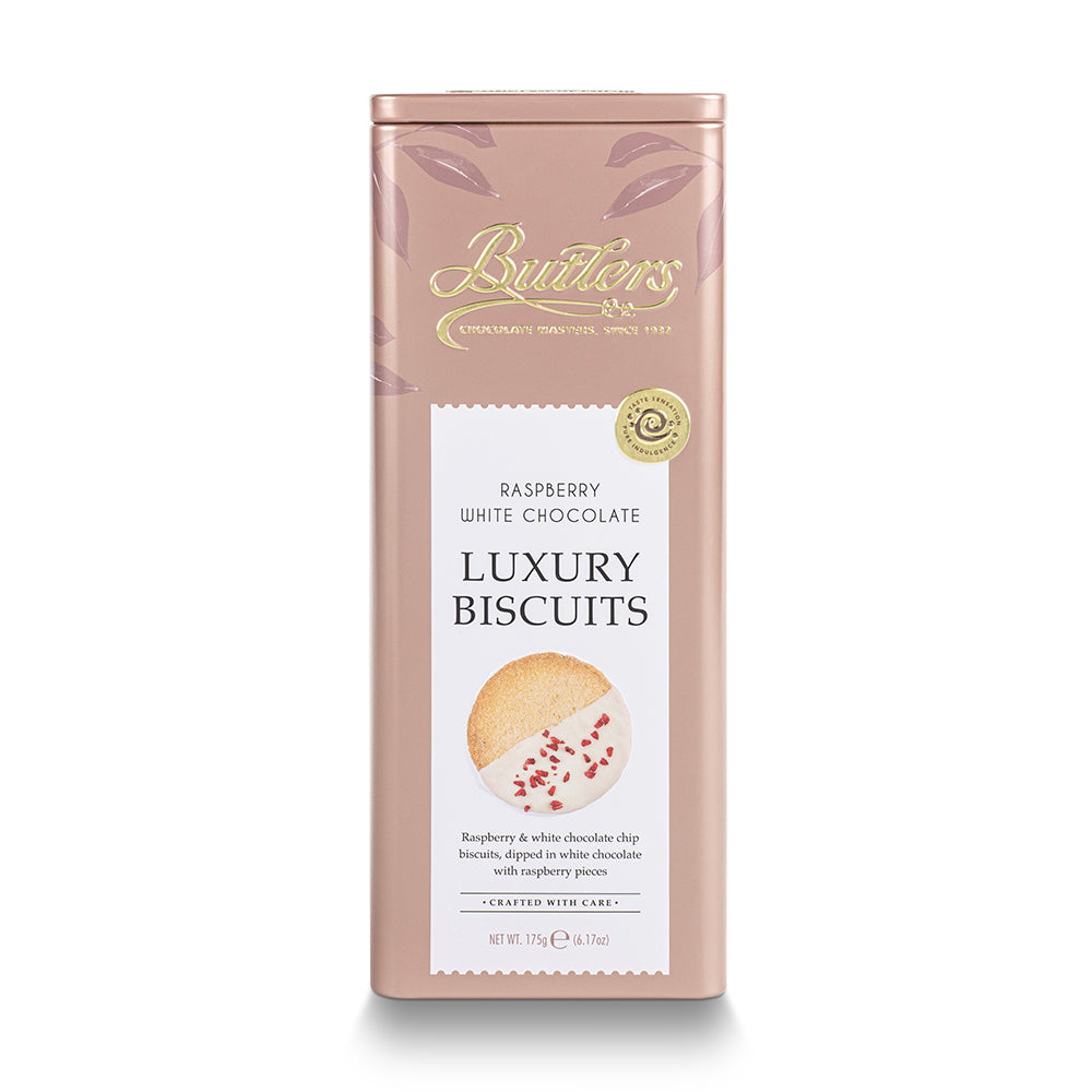 Luxury Raspberry White Chocolate Biscuits