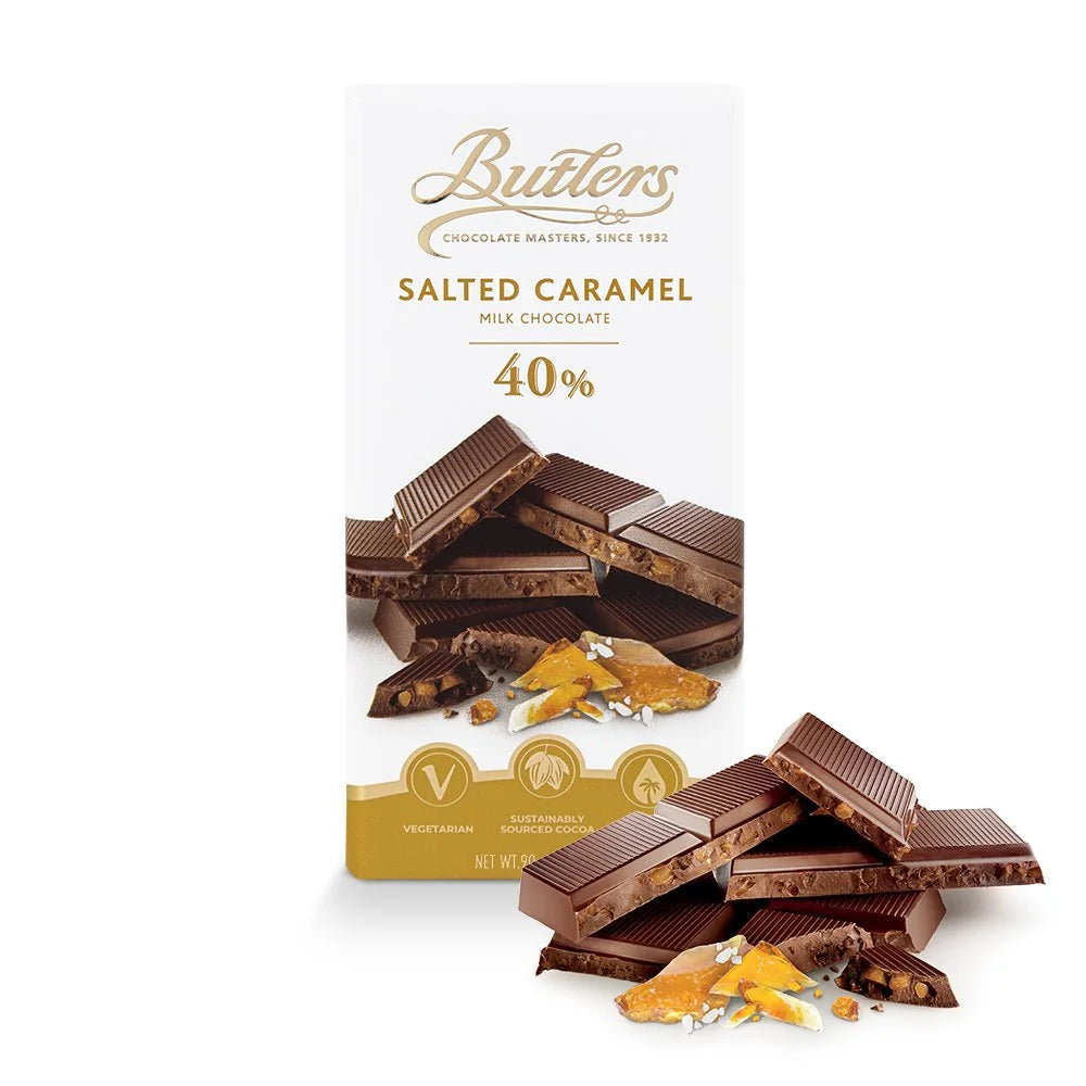 40% Milk Salted Caramel Bar (x6)