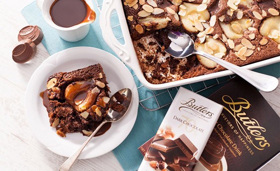 Butlers Chocolate Pear Pudding