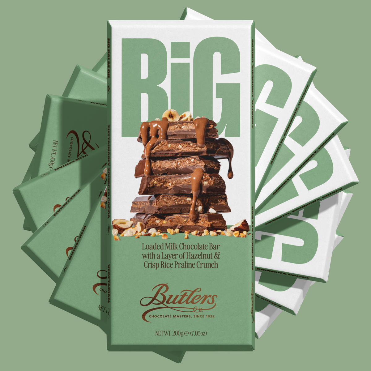 Butlers BiG Bar - Hazelnut & Crisp Rice Praline Crunch