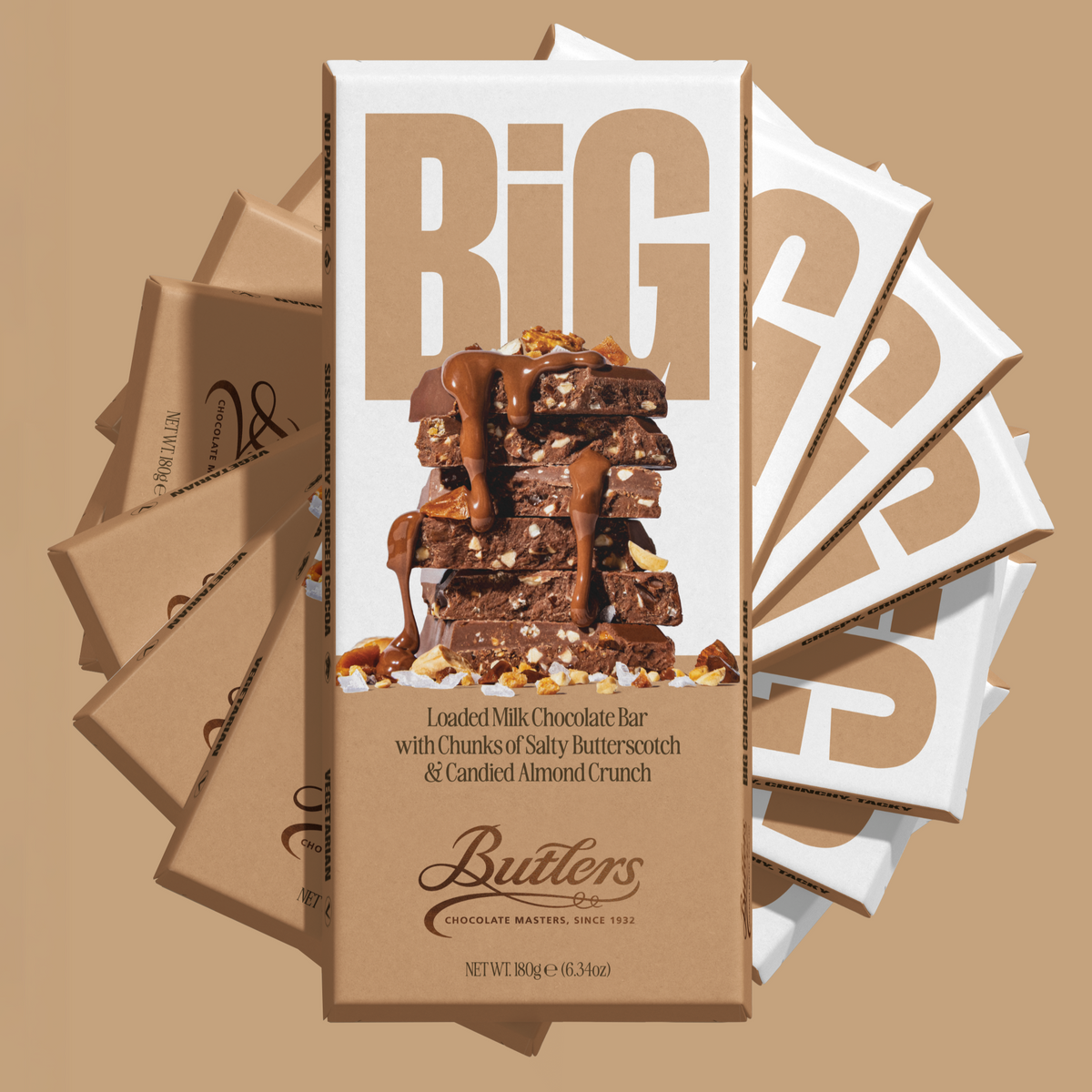 Butlers BiG Bar - Salty Butterscotch & Candied Almond Crunch