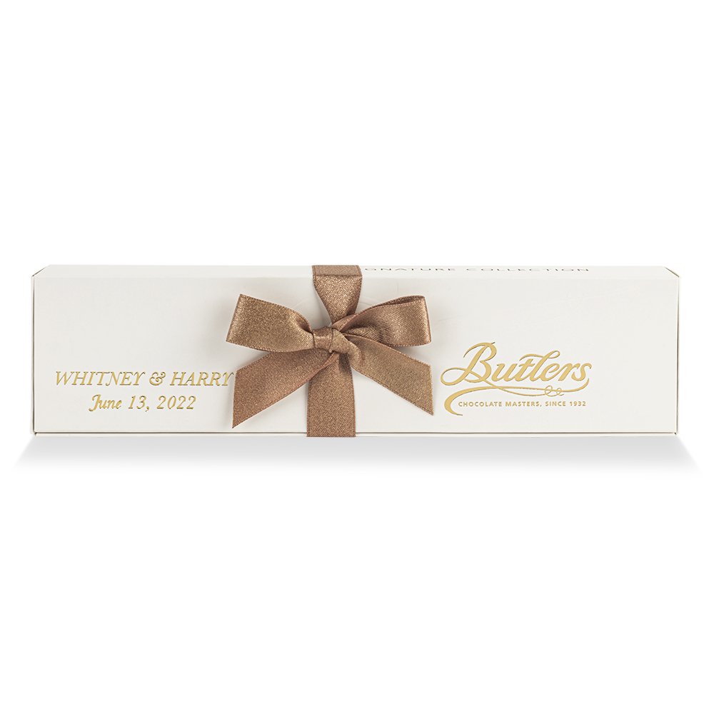 First Class Box Printed Wedding Favour