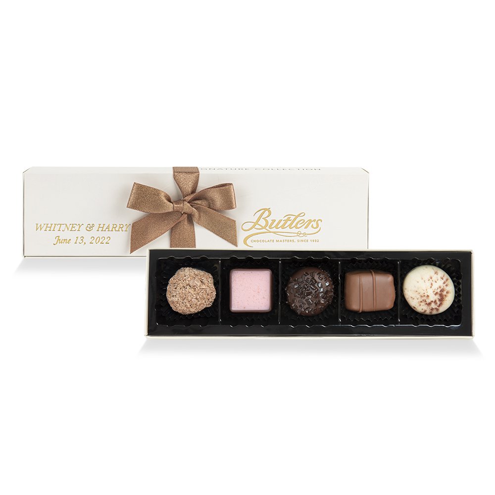 First Class Box Printed Wedding Favour