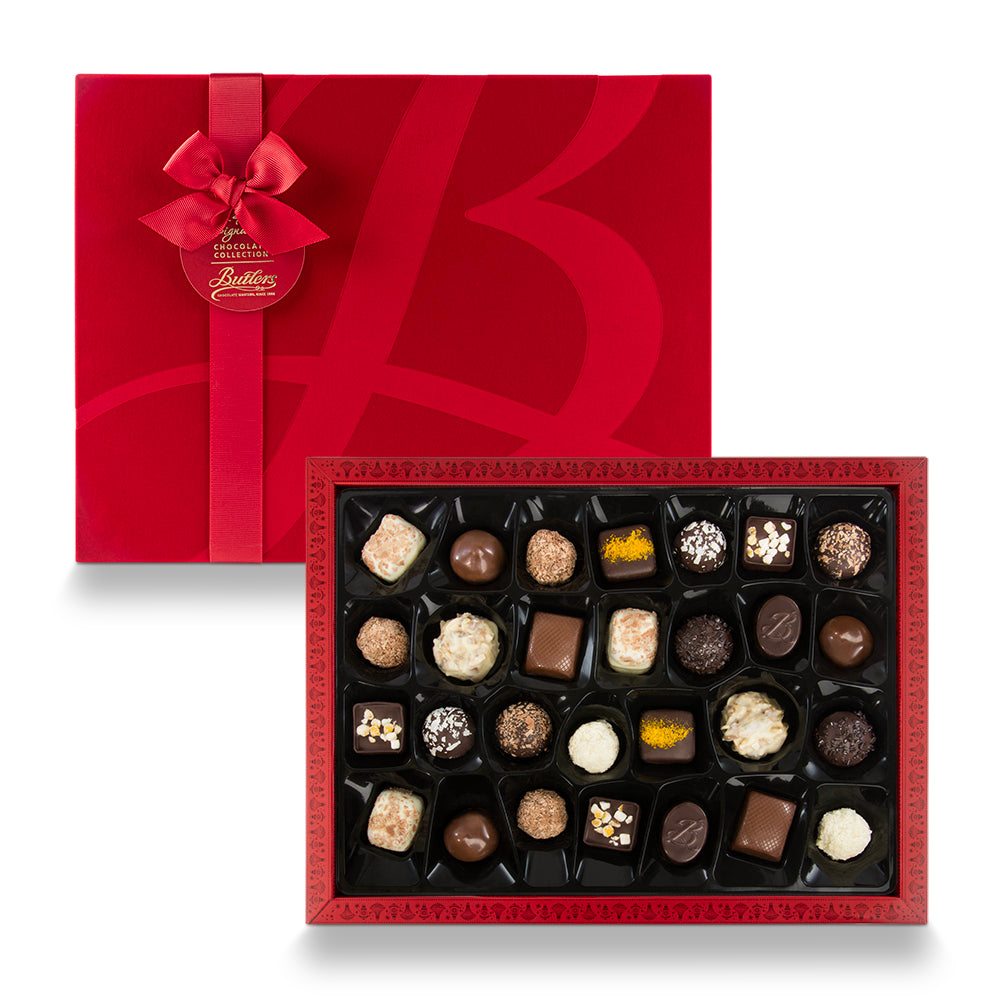 Large Red Velvet Presentation Box