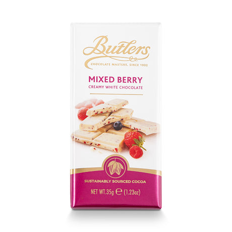 35g White Chocolate Mixed Berries Bars (x24)